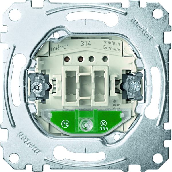 Merten MEG3636-0000 Aus/Wechselschalter-Eins. mit Orientierungslicht 1-polig 16 AX AC 250 V StK