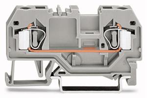 50 St. Wago 2 Leiter Durchgangsklemme 281-905 schwarz 4qmm