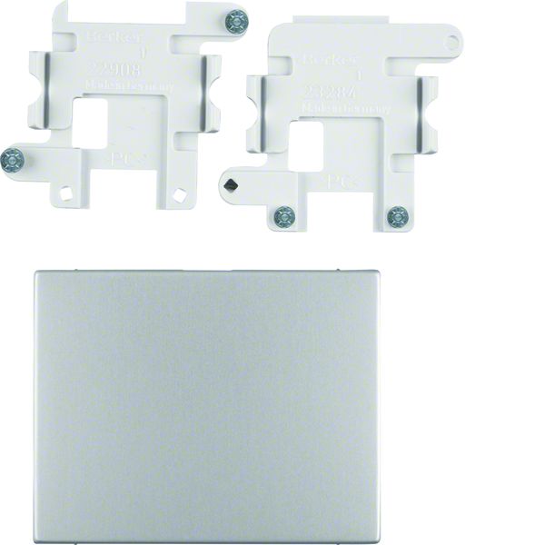 Berker 75940271 Blindverschluss K.5 Alu. Blindverschluss für KNX-System