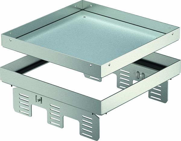 OBO RKN2 UZD3 9VS25 Quadratische Kassette blind 243x243mm V2A 1.4301