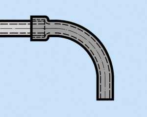 Hegler Steckbogen EL EL DN32 fuer HEGLERPLAST