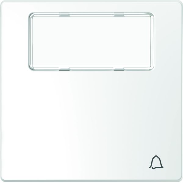 Merten MEG3325-6035 Wippe mit Kontrollfenster und Aufdruck Klingel Lotosweiß System Design