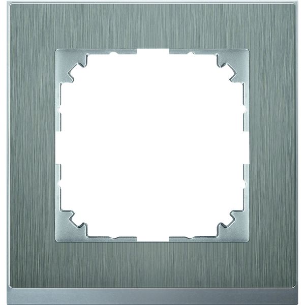 Merten MEG4010-3646 M-Pure Decor-Rahmen 1fach Edelstahl/aluminium M-Pure Decor