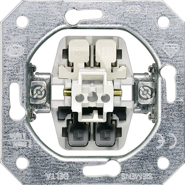 Siemens UP-Schaltergeraeteeinsatz 5TA2162 2polig 16A 250V