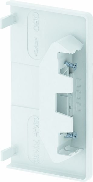 OBO GK-E70130RW Endstück 70x130mm PVC reinweiß RAL 9010