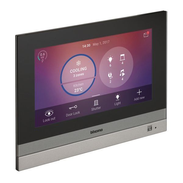 Bticino MyHome-Touchscreen Hometouch 7 schwarz