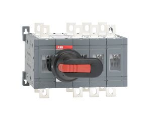 ABB OT200E13CFP Lastumschalter 4-polig 200A m. Griff u. Welle schnelle Umschaltung I-0-II