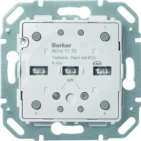 Berker 80141170 Tastsensor-Modul 1fach mit integriertem Busankoppler KNX Q.x/K.x. Tastsensor-Modul