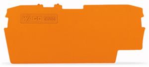 25 St. Wago Abschlussplatte u. Zwischenplatte 2002-1692 orange 1mm