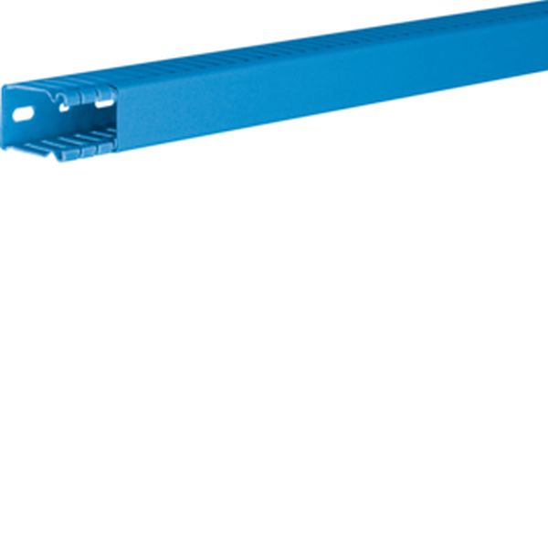 2m Hager BA6400250BLAUB Verdrahtungskanal aus PVC BA6 40x25mm blau. Verdrahtungskanal,bestehend