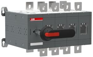 ABB OT630E04CFP Lastumschalter 4-polig 630A m. Griff u. Welle I-0-II/ UL/CSA