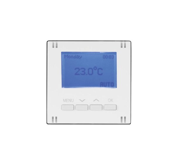 HHG Abdeckung Thermostat digital weiss