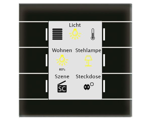 MDT Glastaster II Smart Farbdisplay schwarz