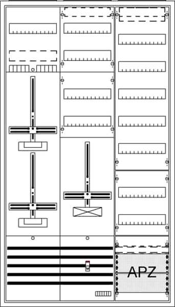 Striebel &amp; John Komplettschrank DA39BY AP 3Pkt.A39 2Z1S+2RE1V7A2