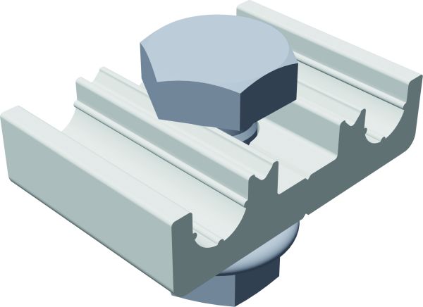 20 St. Schletter Blitzschutzklemme Alu kpl. Vormont. f. Draht-DM 8 oder 10mm (0% MwSt.)