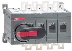 ABB OT160E04CP Lastumschalter 4-polig 160A m. Griff u. Welle I-0-II/ UL/CSA