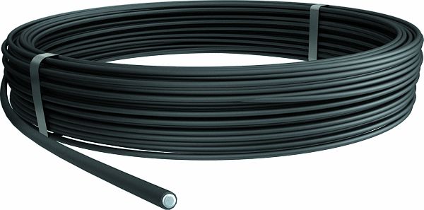 75m OBO RD 10-PVC Rundleiter mit PVC-Mantel 10mm St FT schwarz