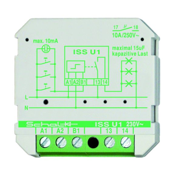 Schalk Impulsschalter ISSU1 230VAC 1S 16A UP