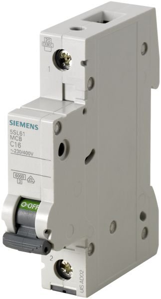 Siemens Leitungsschutzschalter B2A 1polig 6kA 230/400V
