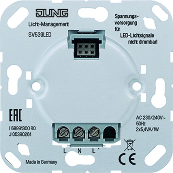 Jung SV 539 LED Spannungsversorgung AC 230 V ~ Anschlüsse L N L für LED-Lichtsignal