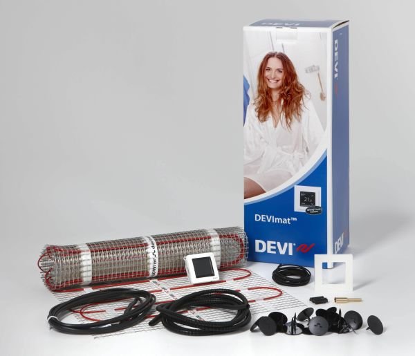 DEVI Duennbett-Set mit Devireg Touch 750 W professional DTIF 5,0 qm