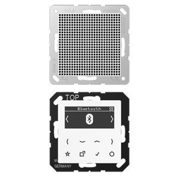 Jung Smart Radio DABA1BTWW DAB+ m. Bluetooth-Set Mono