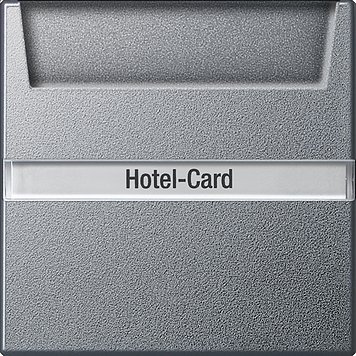Gira 014026 Hotel-Card-Taster Wechsler bel. BSF System 55 F Alu