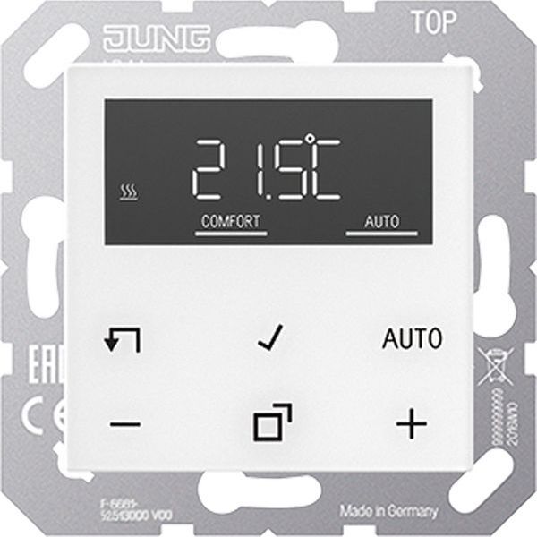 Jung Raumtemperaturregler TRDA1790WW mit Display Standard