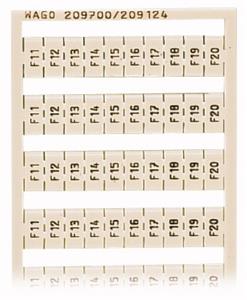 5 St. Wago WSB-Schnellbeschriftungssystem 209-700/209-124