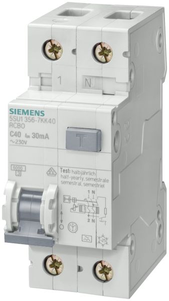 Siemens FI/LS-Schalter B16/0,03A 6kA 1polig+N Typ A