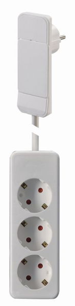 Bachmann 933.015 Flachstecker SCHUKO Smart Plug weiss mit 1,6m-Leitung