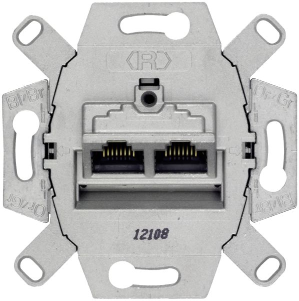 Siemens Anschlussdose Cat.6E RJ45 2x8polig