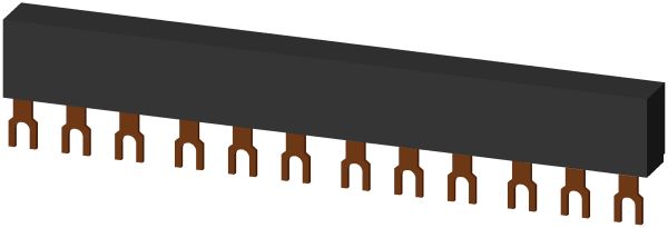 Siemens 3-Phasen-Sammelschienen 3RV1915-1CB fuer 4 Schalter