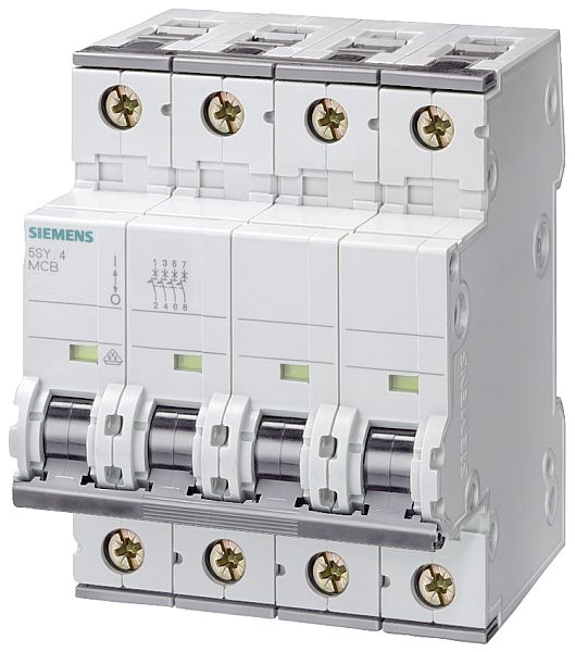 Siemens Leitungsschutzschalter 5SY7440-6 400V 15kA 4polig B40A