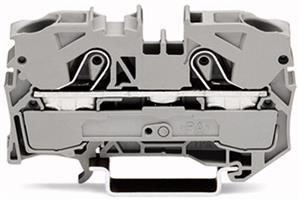 Wago 2 Leiter Durchgangsklemme 2010-1201 grau