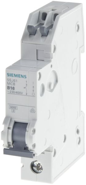 Siemens Leitungsschutzschalter 5SJ6116-6KS B16A 1polig 6kA