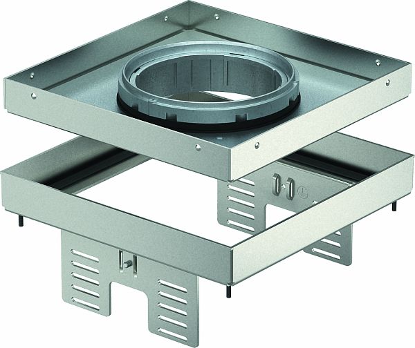 OBO RKFN2 UZD3 4VS20 Quadratische Kassette für Tubus 200x200mm V2A 1.4301