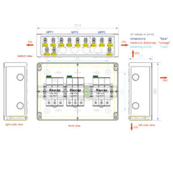 Enwitec Generatoranschlusskasten S-1000-3x1R-X-Y-PC-1.0SC | Elektromax24