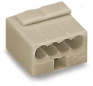 WAGO-Klemme kompakt 2-polig weiß 100 Stück
