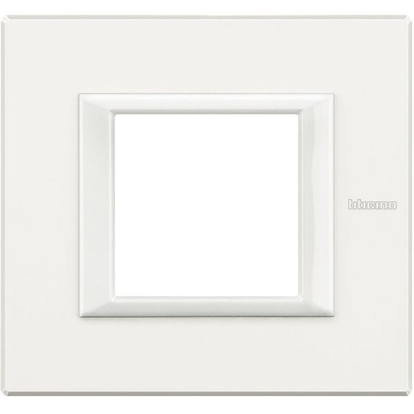 Bticino HA4802HD RAHMEN 2MOD WHITE ALUMINIUM um